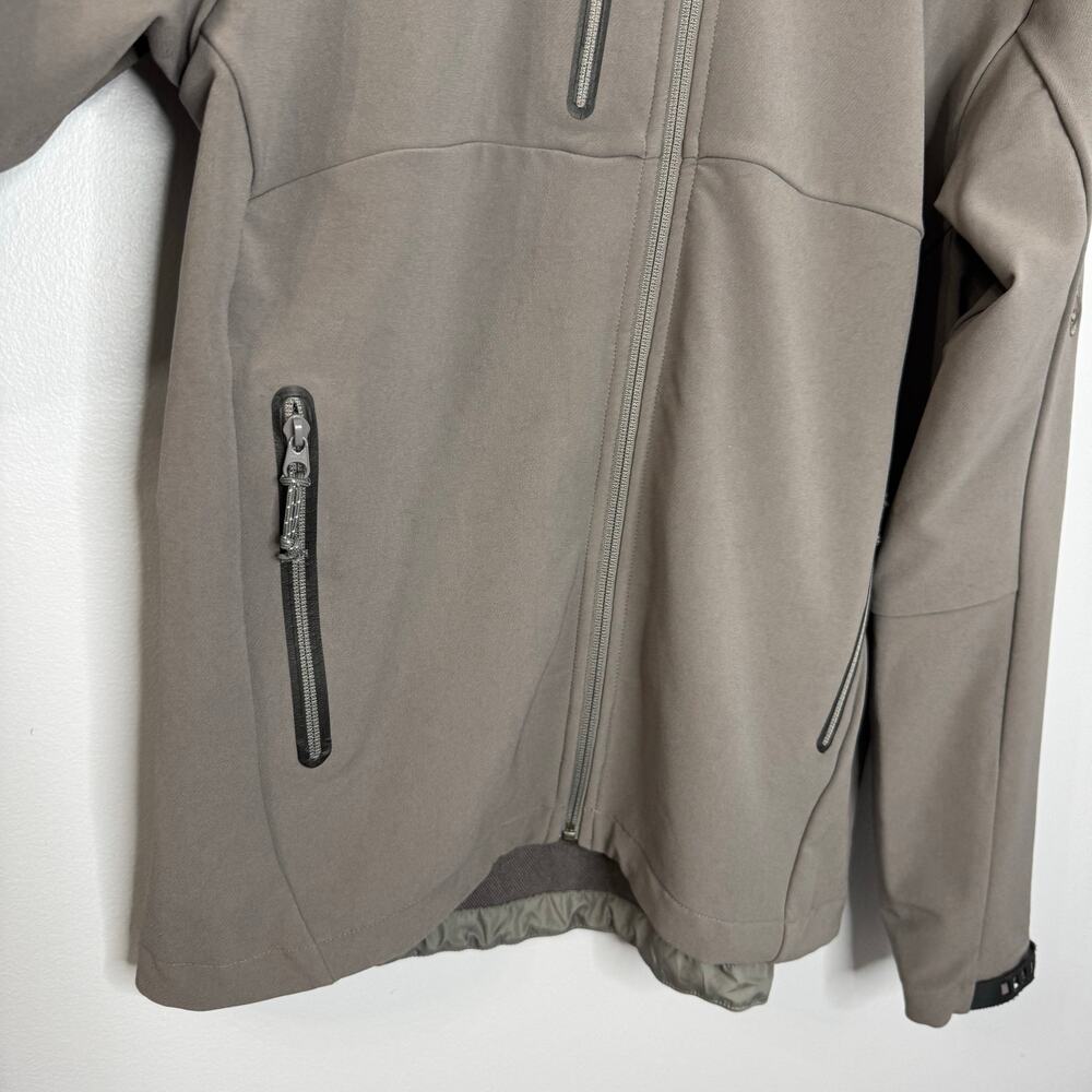 Salomon Gray Soft Shell Full Zip Jacket Grey Men'… - image 3